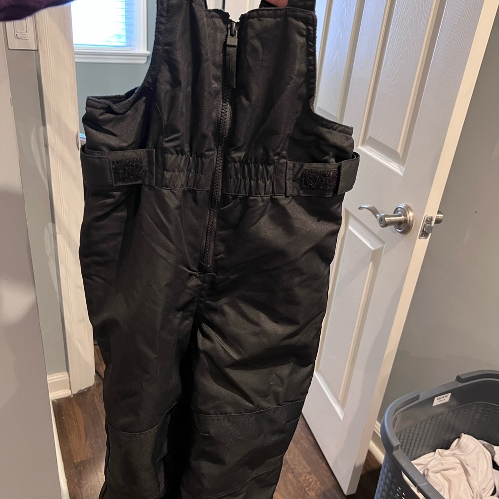 Cat & Jack Black Kids Snow Overalls